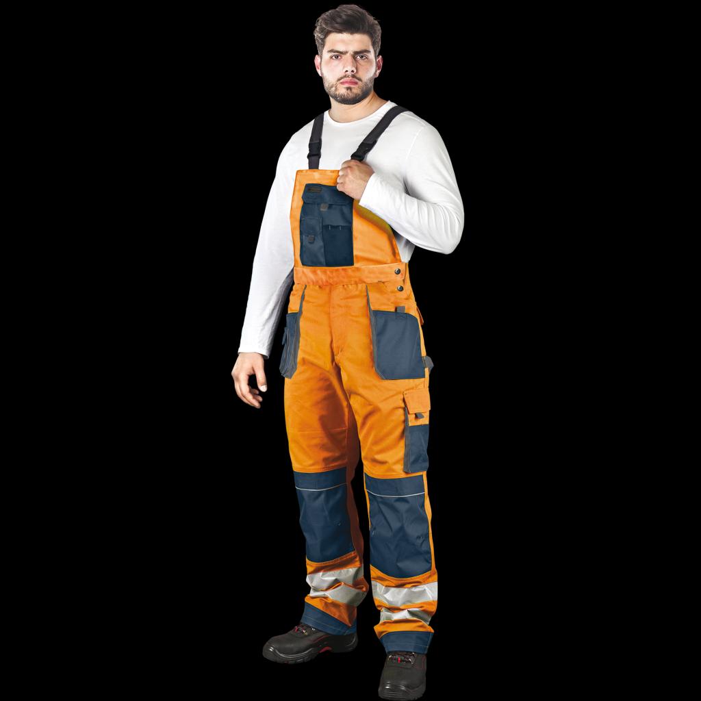 Signalinis darbo puskombinezonis darbui FORMEN-VIS ORANGE