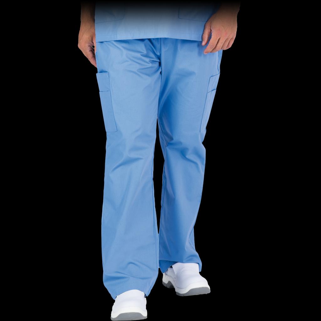 Vyriškos profesinės kelnės TUTI, darbui laboratorijose, medicinos, chemijos ir kosmetikos srityse