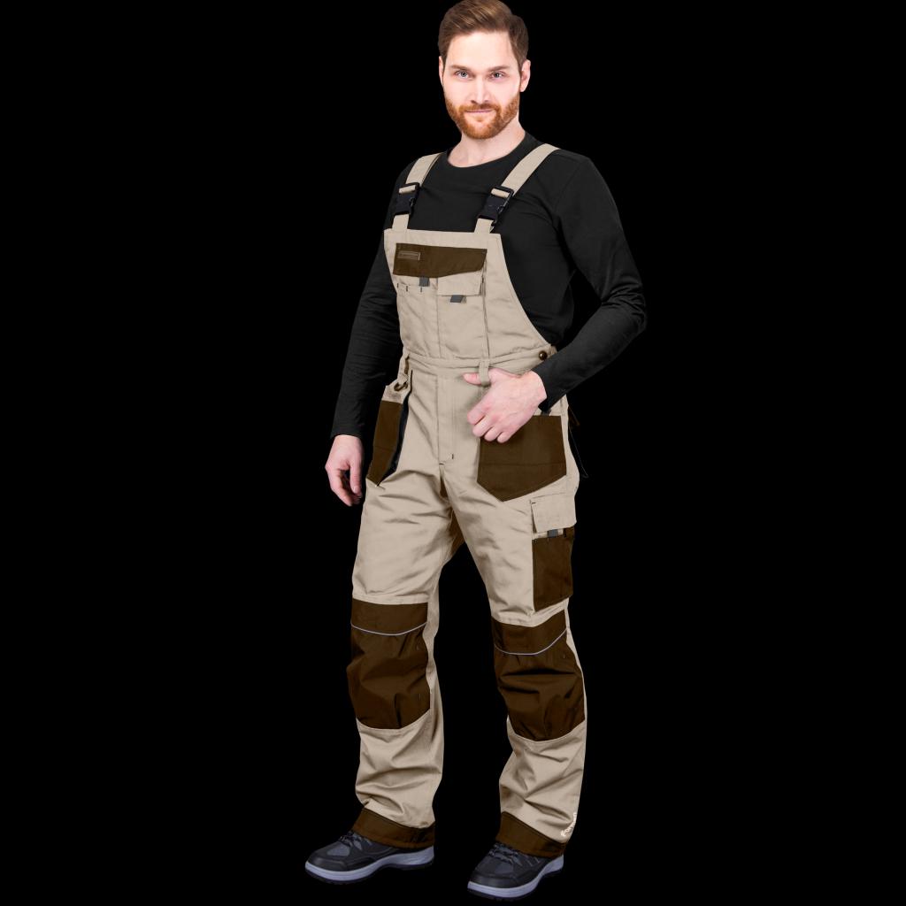 Pašiltintas puskombinezonis FORMEN BROWN