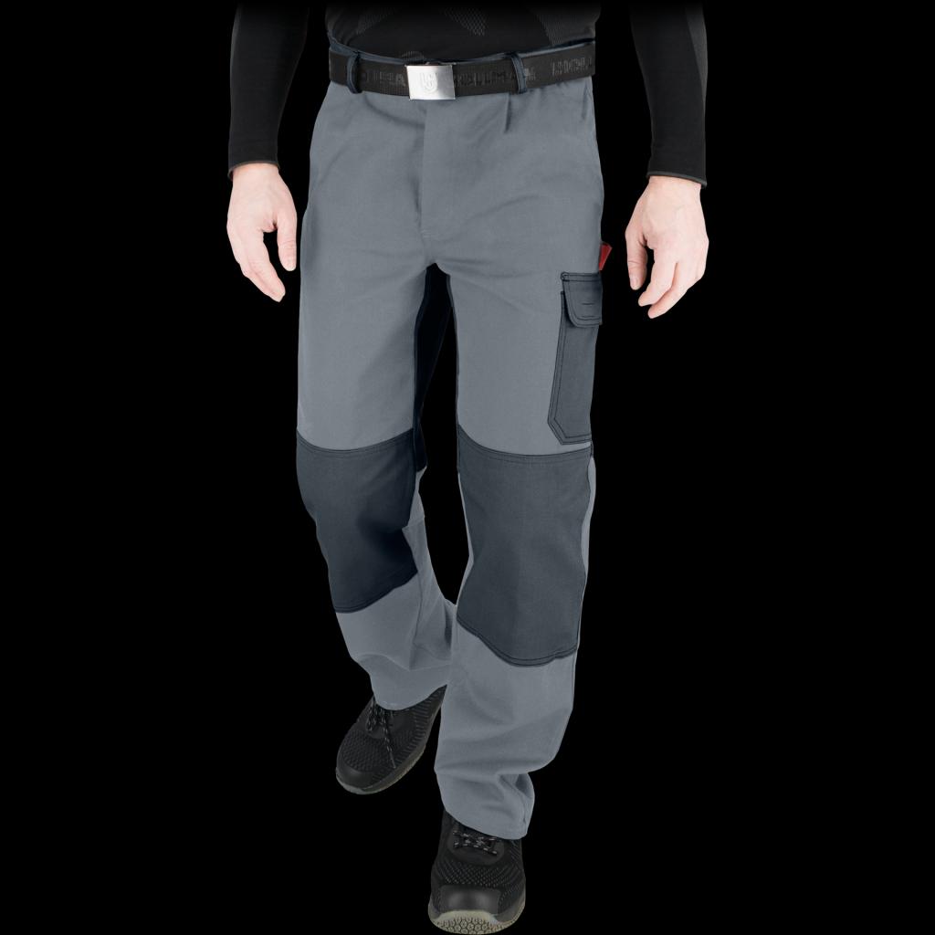 Medvilninės darbo kelnės BOMUL-T, pilkos spalvos