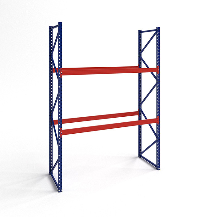 Paletinis stelažas 3500x1800x1100, 6 palečių (2 lygiai), bazinė dalis