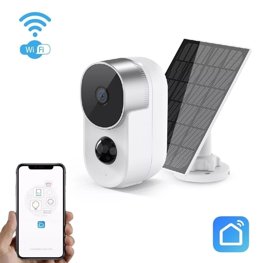 Belaidė Wi-Fi vaizdo stebėjimo kamera su saulės baterija komplektas