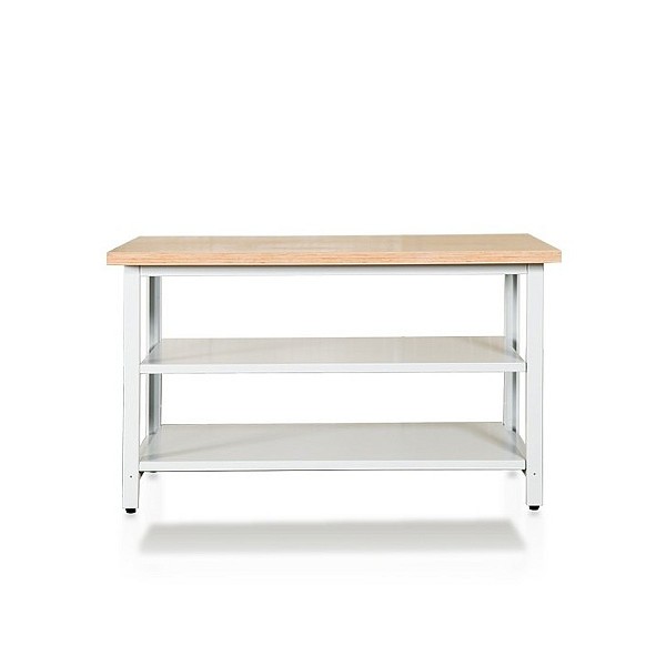 Sustiprintas darbastalis su 2 lentynom COMBI STRONG L-1500