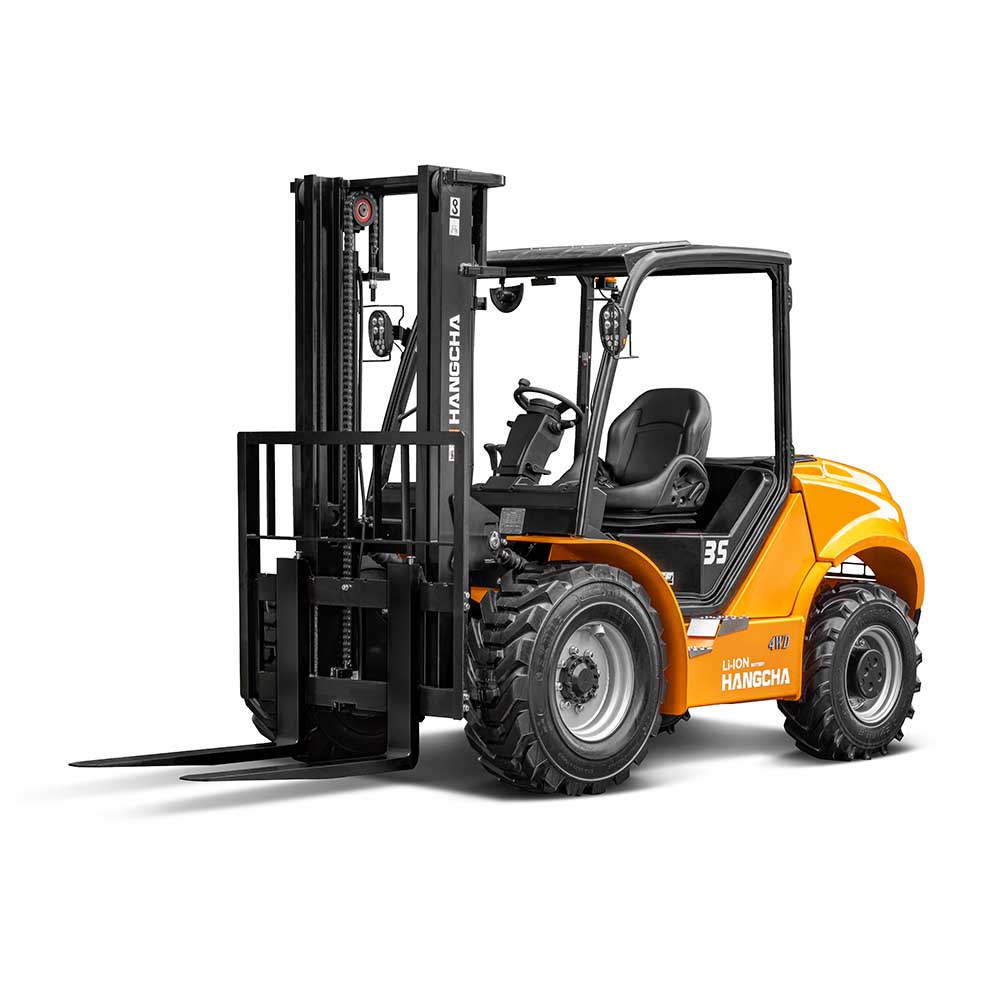 Nelygaus reljefo elektrinis krautuvas CPD35-XY2GC-RT4, 3500 kg, 6000 mm , baterija 317 V