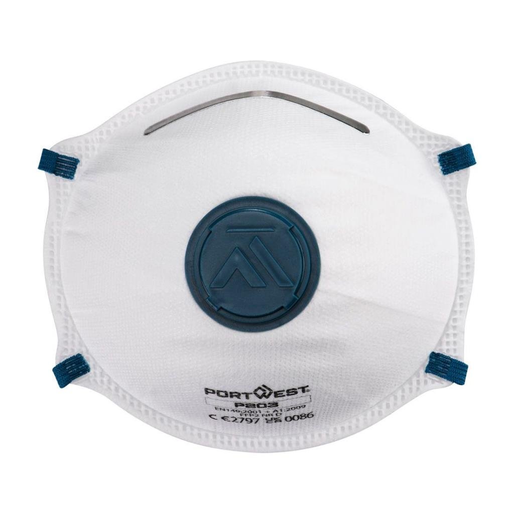 FFP2 Dolomite respiratorius su vožtuvu Portwest P203 (10vnt)