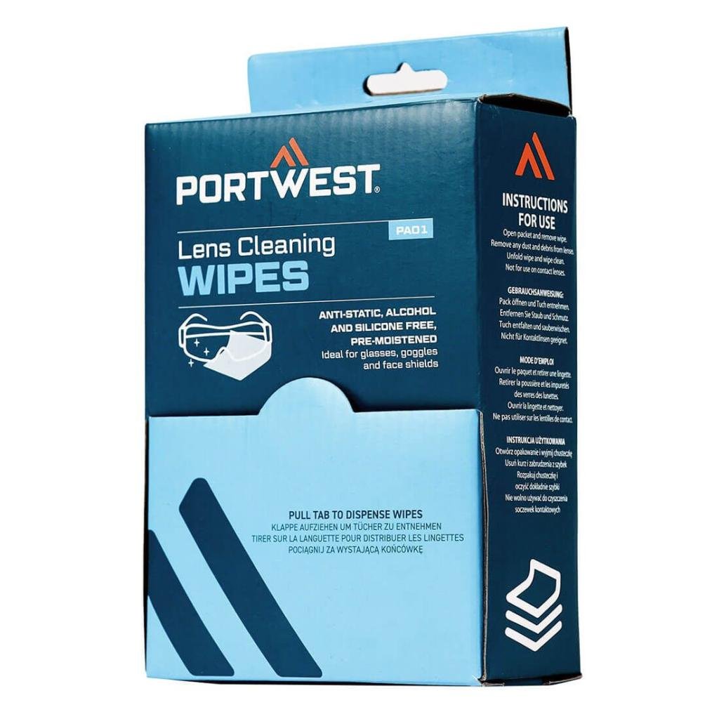 Servėtėlės linzių valymui Portwest PA01 (100vnt)