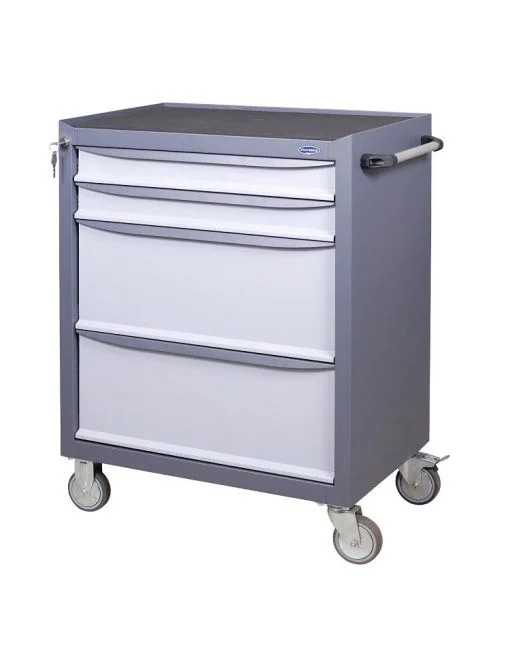 Įrankių vežimėlis 4 stalčių